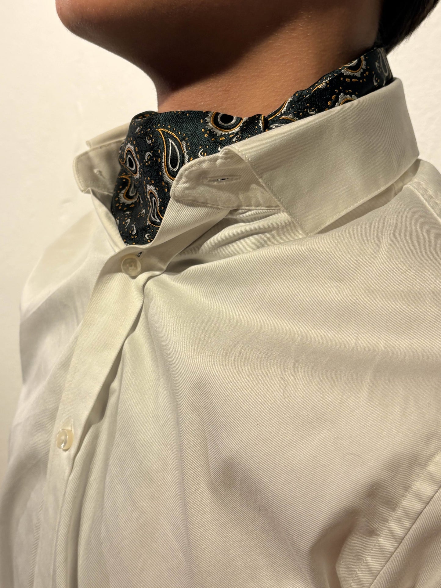 Ascot grønn paisley