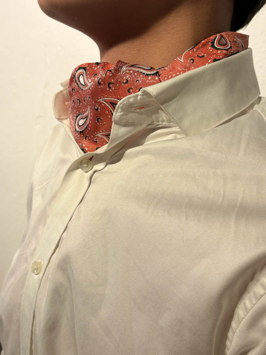 Ascot rød paisley